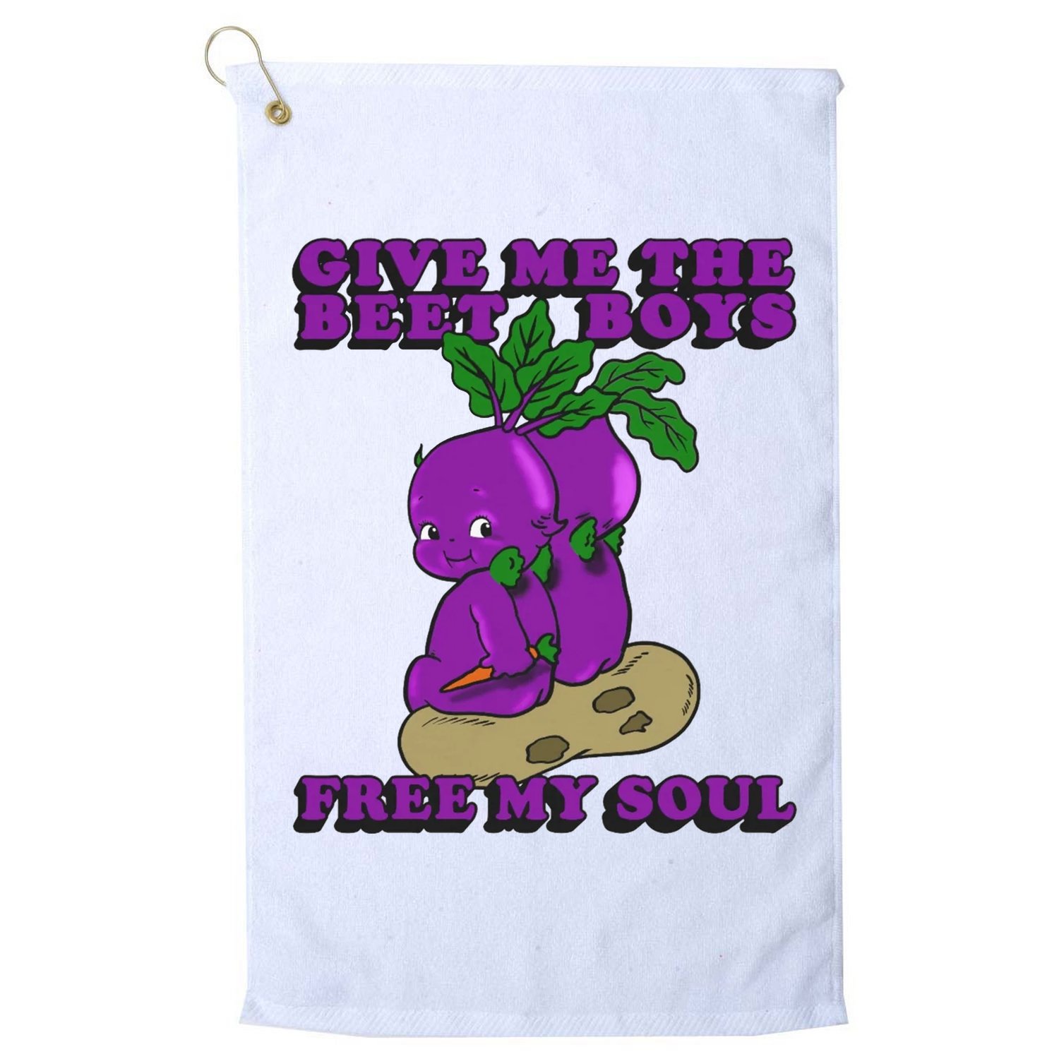 Give Me The Beet Boy And Free My Soul Golf Towel