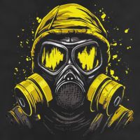Gas Mask Toxic Biohazard Cool Comfort Performance Bucket Hat