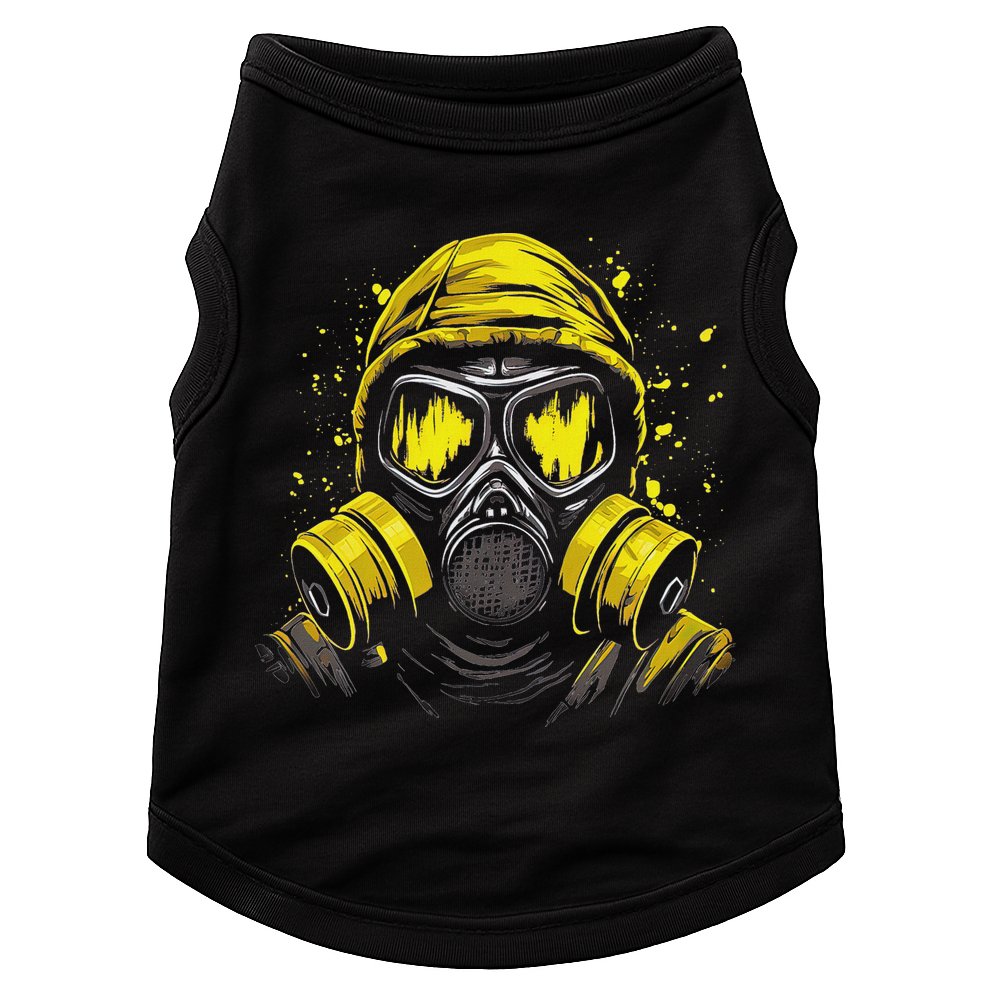 Gas Mask Toxic Biohazard Doggie Tank