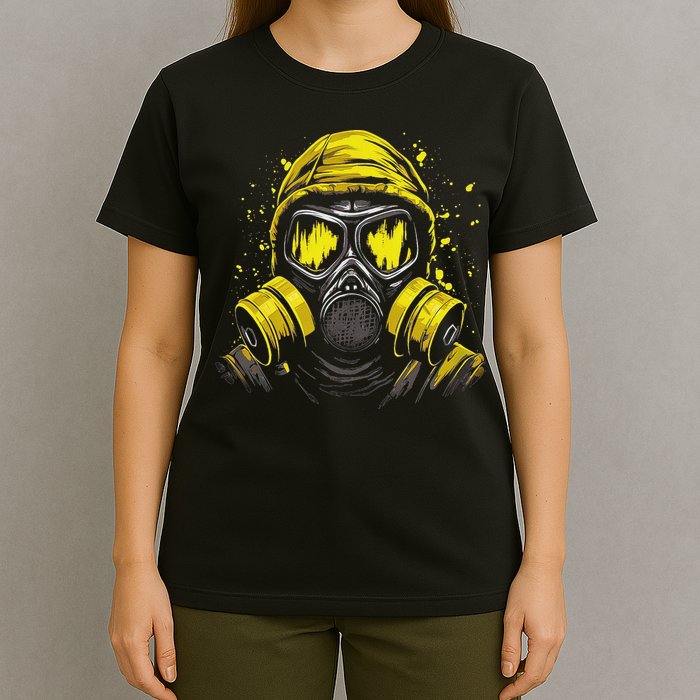 Gas Mask Toxic Biohazard T-Shirt