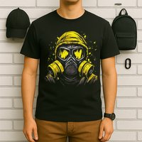 Gas Mask Toxic Biohazard T-Shirt
