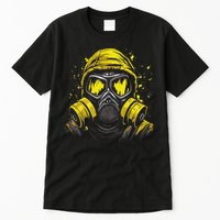Gas Mask Toxic Biohazard Tall T-Shirt
