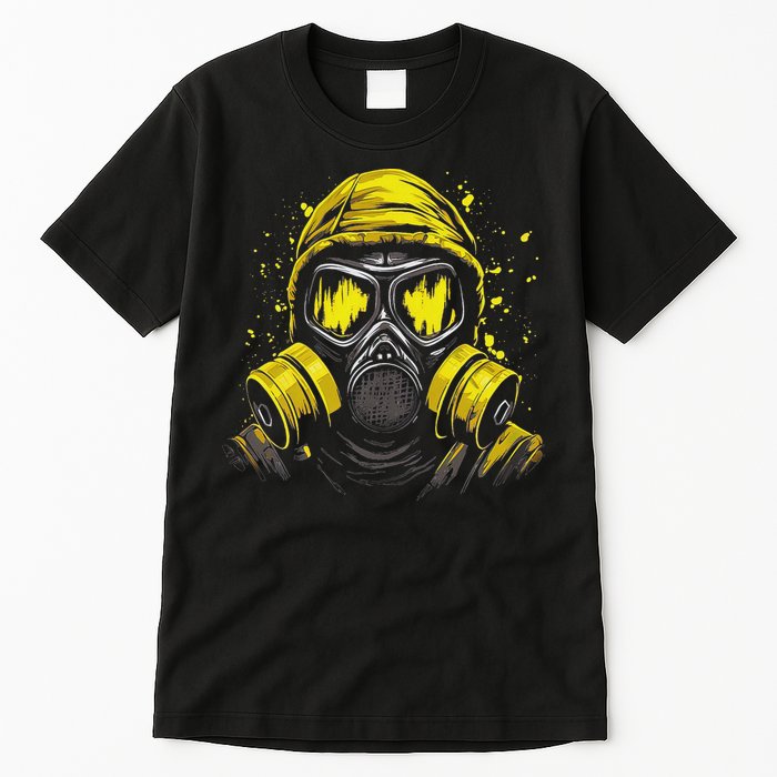 Gas Mask Toxic Biohazard Tall T-Shirt