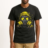 Gas Mask Toxic Biohazard Tall T-Shirt
