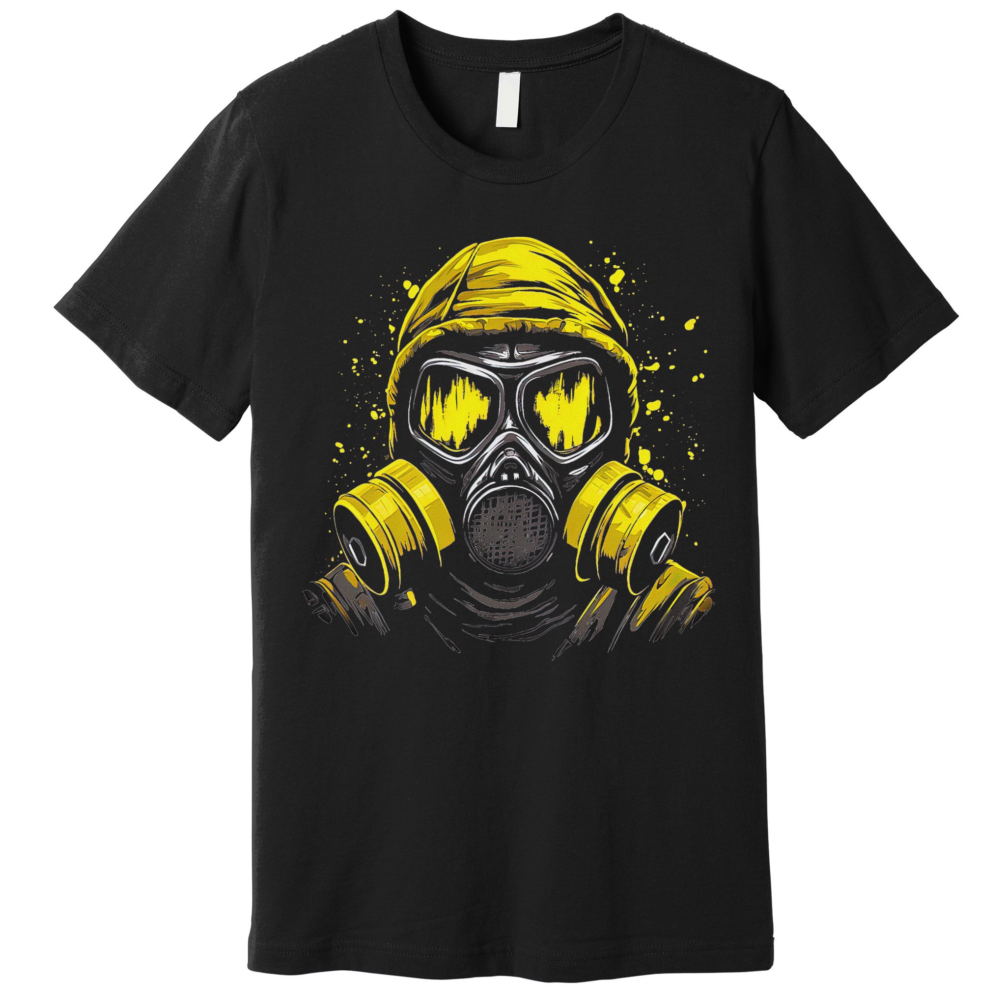 Gas Mask Toxic Biohazard Premium T-Shirt