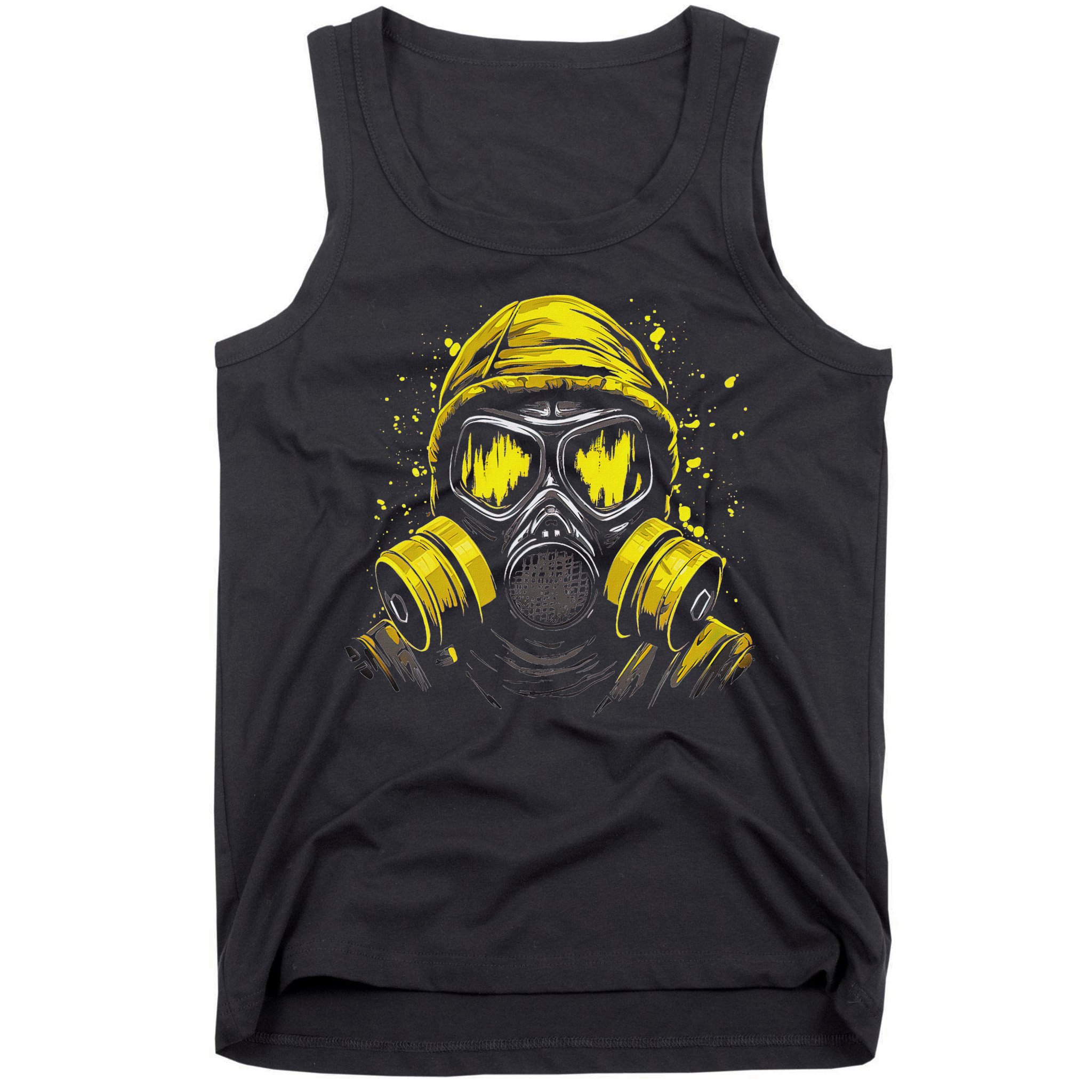 Gas Mask Toxic Biohazard Tank Top