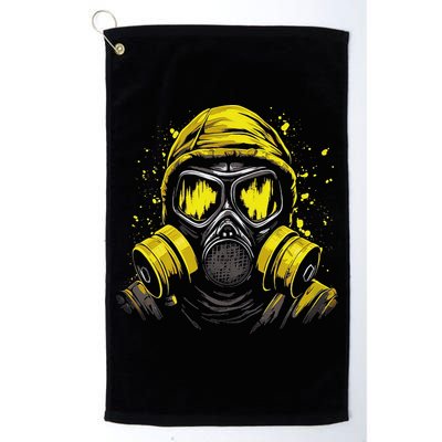 Gas Mask Toxic Biohazard Golf Towel