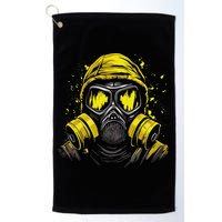 Gas Mask Toxic Biohazard Golf Towel