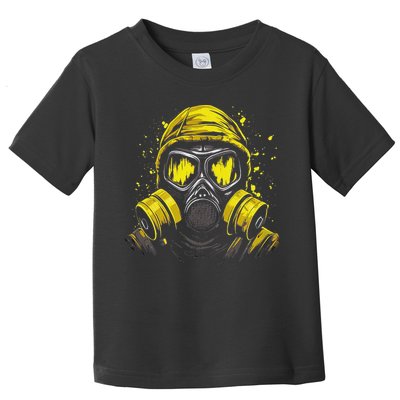 Gas Mask Toxic Biohazard Toddler T-Shirt