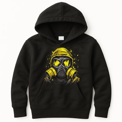 Gas Mask Toxic Biohazard Kids Hoodie