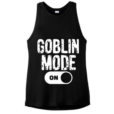 Goblin Mode Trend Goblincore Funny Ladies PosiCharge Tri-Blend Wicking Tank