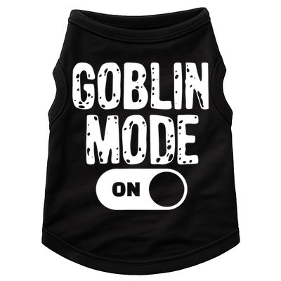 Goblin Mode Trend Goblincore Funny Doggie Tank