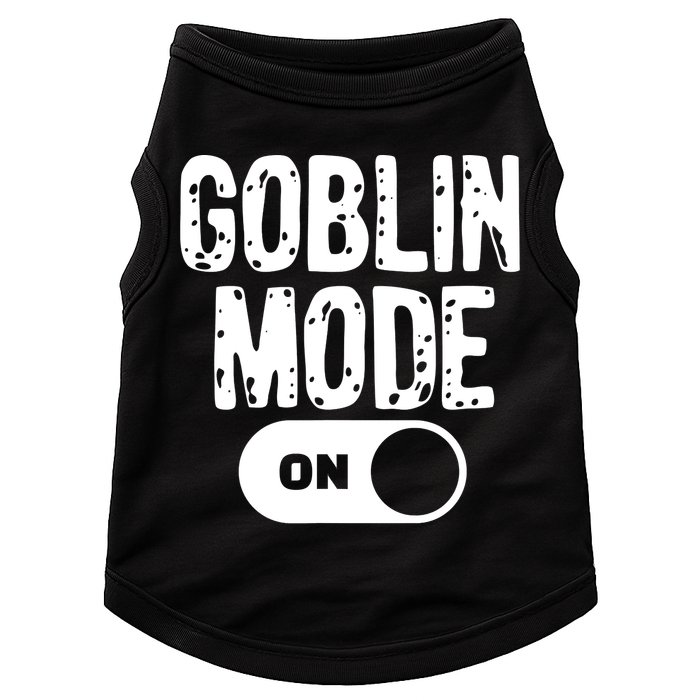 Goblin Mode Trend Goblincore Funny Doggie Tank