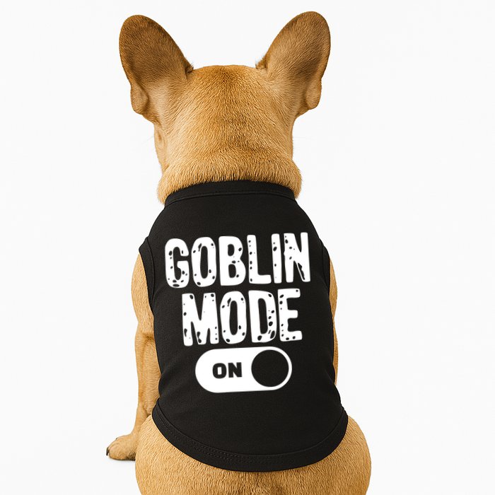 Goblin Mode Trend Goblincore Funny Doggie Tank