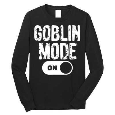 Goblin Mode Trend Goblincore Funny Long Sleeve Shirt