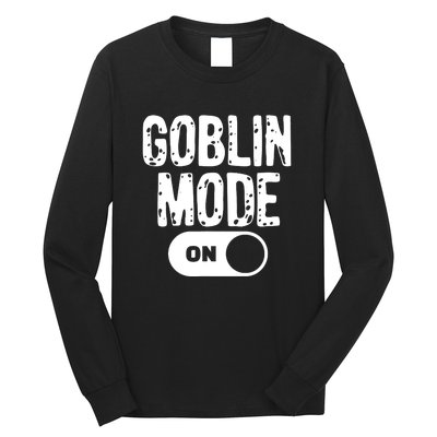 Goblin Mode Trend Goblincore Funny Long Sleeve Shirt