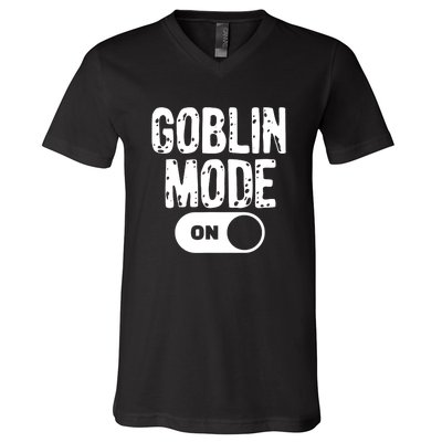 Goblin Mode Trend Goblincore Funny V-Neck T-Shirt