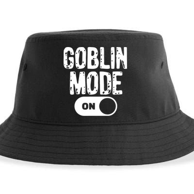 Goblin Mode Trend Goblincore Funny Sustainable Bucket Hat
