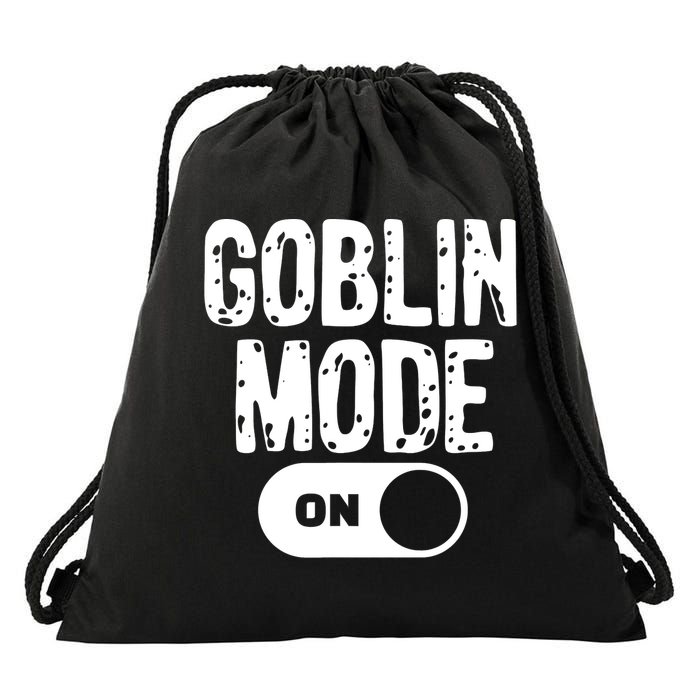 Goblin Mode Trend Goblincore Funny Drawstring Bag