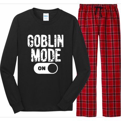 Goblin Mode Trend Goblincore Funny Long Sleeve Pajama Set