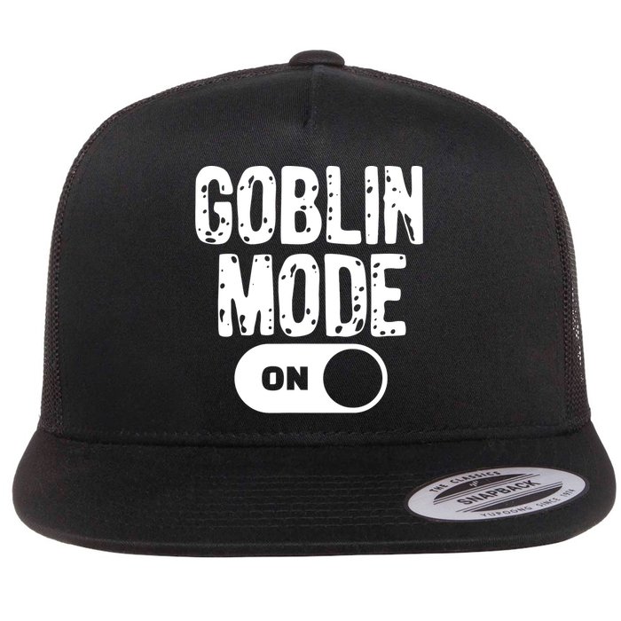Goblin Mode Trend Goblincore Funny Flatbill Hat