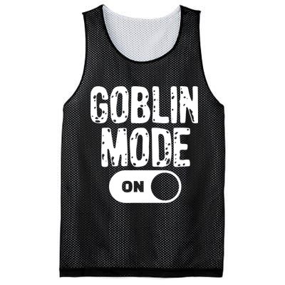 Goblin Mode Trend Goblincore Funny Mesh Reversible Basketball Jersey Tank