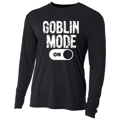 Goblin Mode Trend Goblincore Funny Cooling Performance Long Sleeve Crew