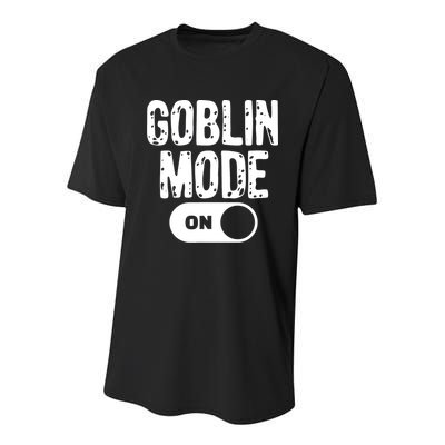 Goblin Mode Trend Goblincore Funny Youth Performance Sprint T-Shirt