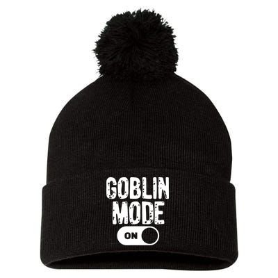 Goblin Mode Trend Goblincore Funny Pom Pom 12in Knit Beanie