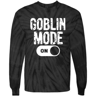 Goblin Mode Trend Goblincore Funny Tie-Dye Long Sleeve Shirt