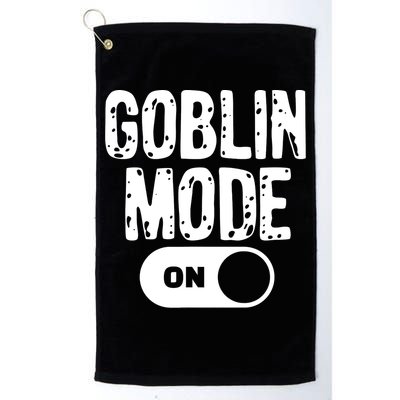 Goblin Mode Trend Goblincore Funny Golf Towel
