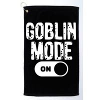 Goblin Mode Trend Goblincore Funny Golf Towel