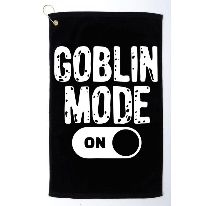 Goblin Mode Trend Goblincore Funny Golf Towel