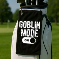 Goblin Mode Trend Goblincore Funny Golf Towel