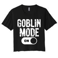 Goblin Mode Trend Goblincore Funny Crop Top