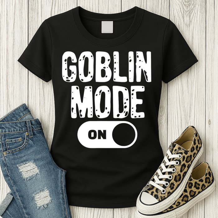 Goblin Mode Trend Goblincore Funny Womens T-Shirt