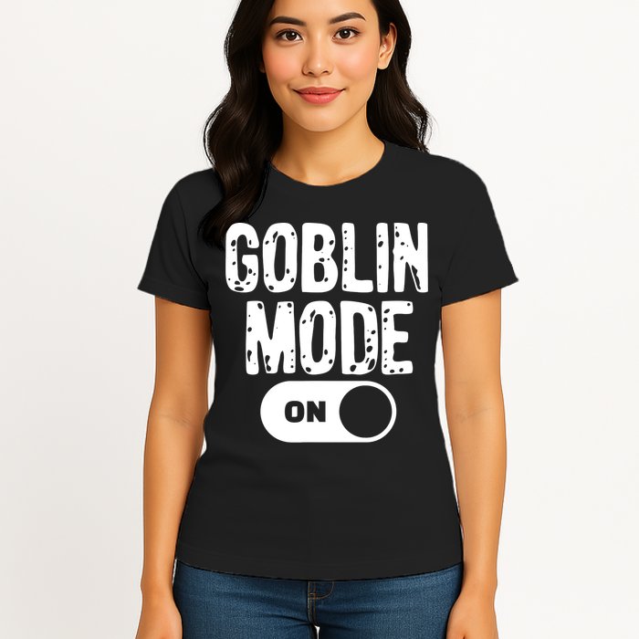 Goblin Mode Trend Goblincore Funny Womens T-Shirt