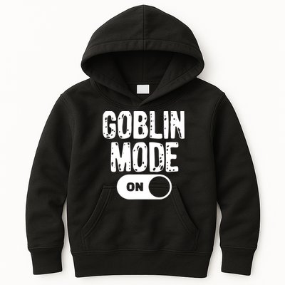 Goblin Mode Trend Goblincore Funny Kids Hoodie