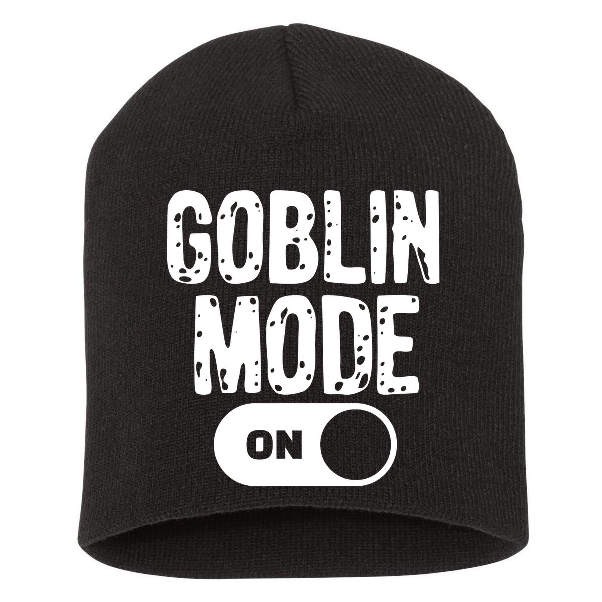 Goblin Mode Trend Goblincore Funny Short Acrylic Beanie