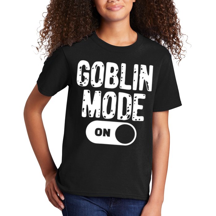 Goblin Mode Trend Goblincore Funny Kids T-Shirt