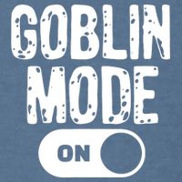 Goblin Mode Trend Goblincore Funny Garment-Dyed Sweatshirt