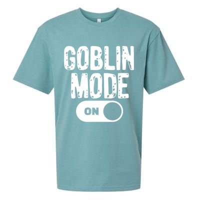 Goblin Mode Trend Goblincore Funny Sueded Cloud Jersey T-Shirt