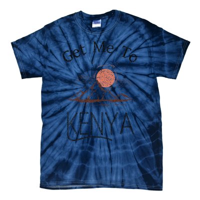 Get Me To Kenya Vintage Vacation Tie-Dye T-Shirt