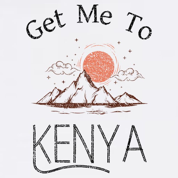 Get Me To Kenya Vintage Vacation Doggie Tank
