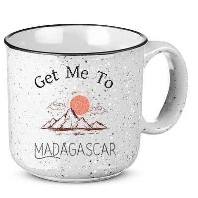 Get Me To Madagascar Vintage Vacation 15oz Campfire Ceramic Mug