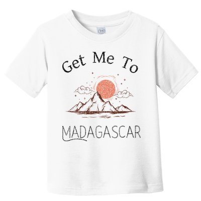 Get Me To Madagascar Vintage Vacation Toddler T-Shirt