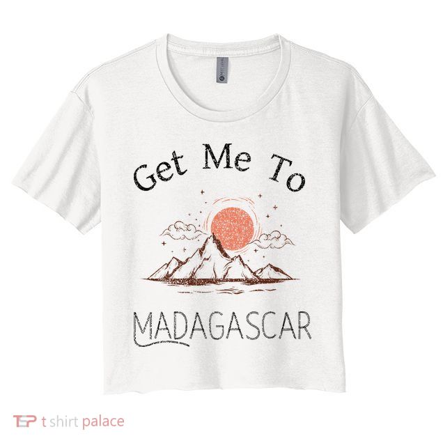 Get Me To Madagascar Vintage Vacation Crop Top