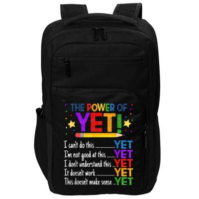 Growth Mindset Teacher Kindness Power Of Yet Inspirational Impact Tech Backpack