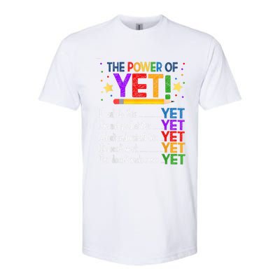 Growth Mindset Teacher Kindness Power Of Yet Inspirational Softstyle® CVC T-Shirt