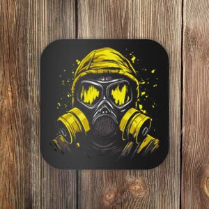 Gas Mask Toxic Biohazard Coaster